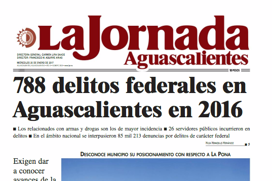 LJA miércoles 25 de enero 2017