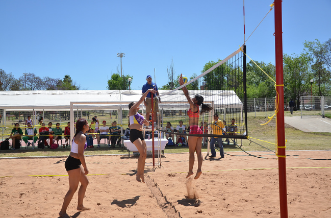 Olimpiada Estatal de Voleibol de Playa en Calvillo