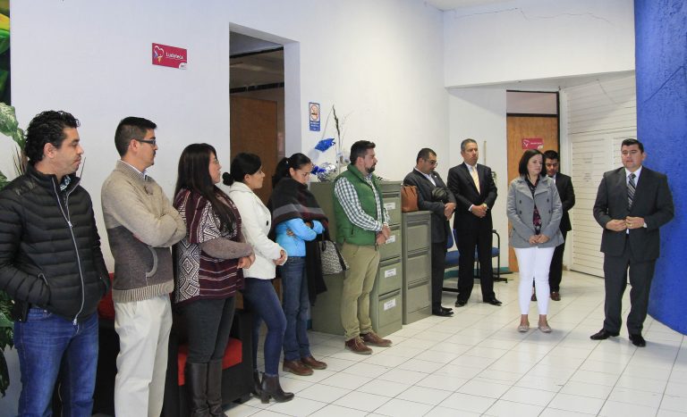 Alcalde de Calvillo recorre secretarías