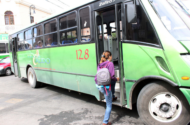 Concesionarios no han solicitado aumento en la tarifa del transporte público