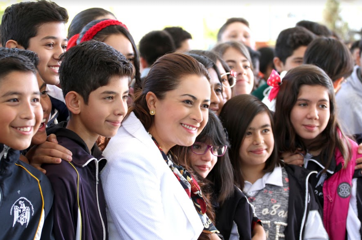 Honores a la Bandera en la Secundaria Reyes Heroles