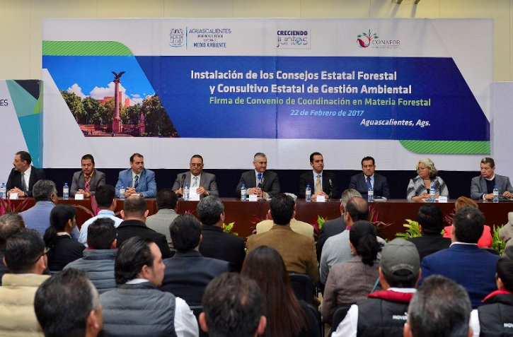 Instalan el Consejo Forestal del Estado de Aguascalientes