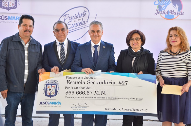 Otorgan certeza legal a escuela de Jesús María