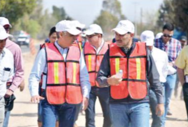 Supervisan carretera Maravillas- Tepetates- Paso Blanco