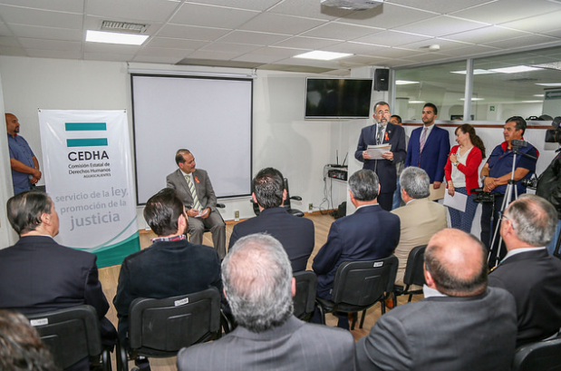 Inauguran sala de capacitación y de procedimientos orales de la Cedha