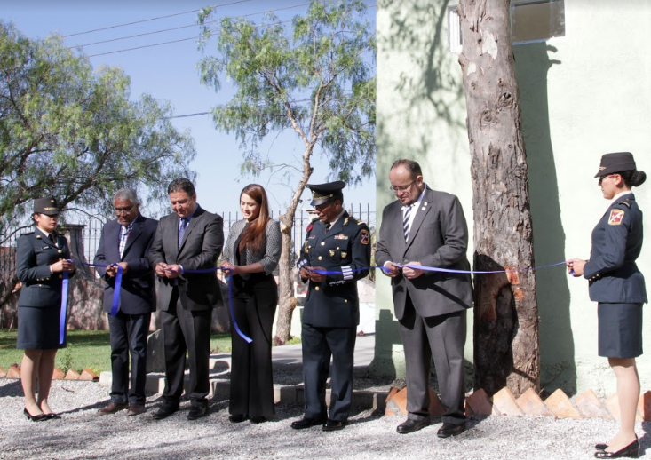 Entregan humedal con biodigestor en la XIV Zona Militar