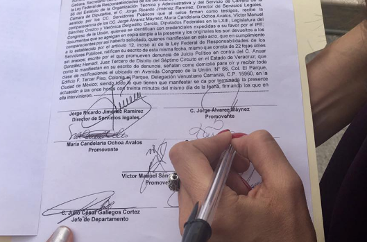 Piden Juicio Político para Anuar González Hemadi