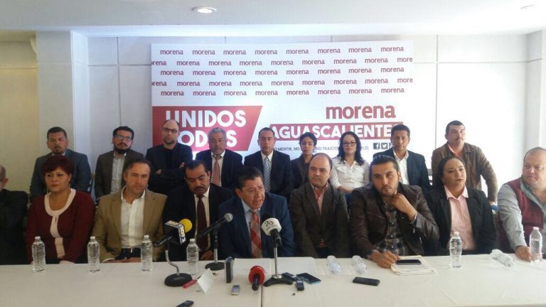 Se integran a Morena Aguascalientes exfuncionarios de Carlos Lozano de la Torre