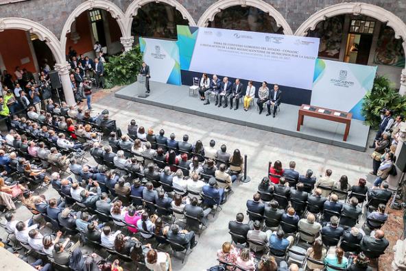 Instalación de la Red Aguascalentense de Municipios por la Salud