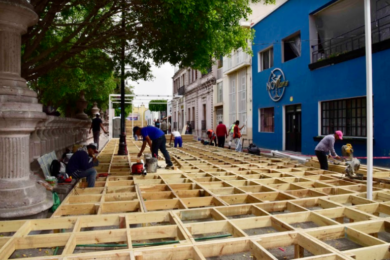 Preparan Terraza del Adulto Mayor para la Feria