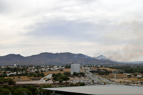 Capital ha recibido grandes cantidades de contaminación por el incendio del Picacho