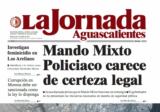 LJA miércoles 3 de mayo 2017