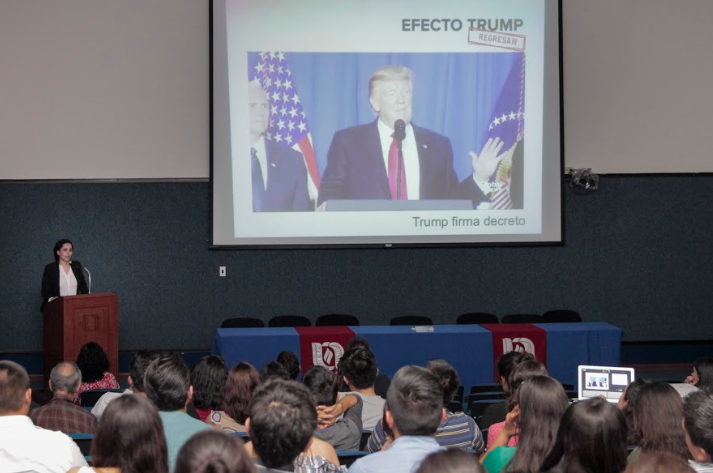 Se impartió en la UAA la conferencia Efecto Trump