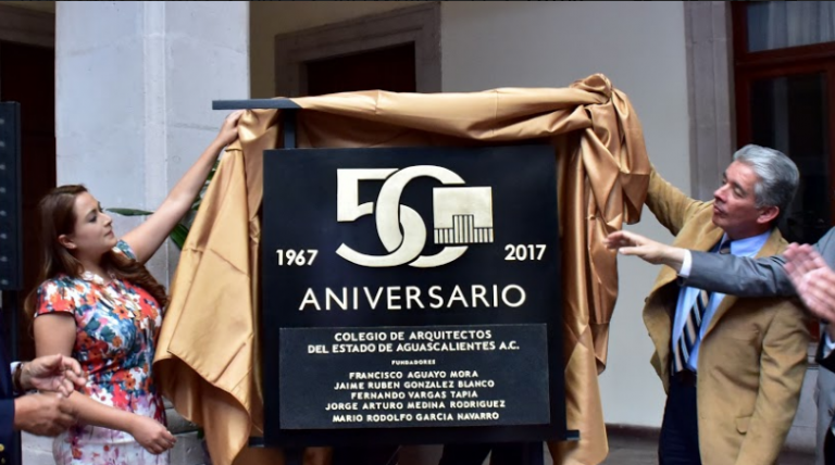Celebra Colegio de Arquitectos de Aguascalientes su 50 aniversario