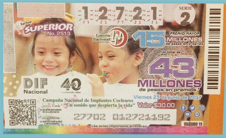 Lanzan billete de lotería conmemorativo por los 40 años de creación del DIF