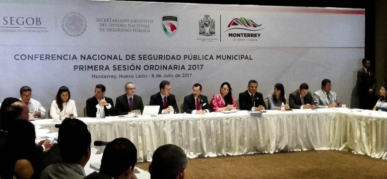 Participa Calvillo en la Conferencia Nacional de Seguridad Pública Municipal