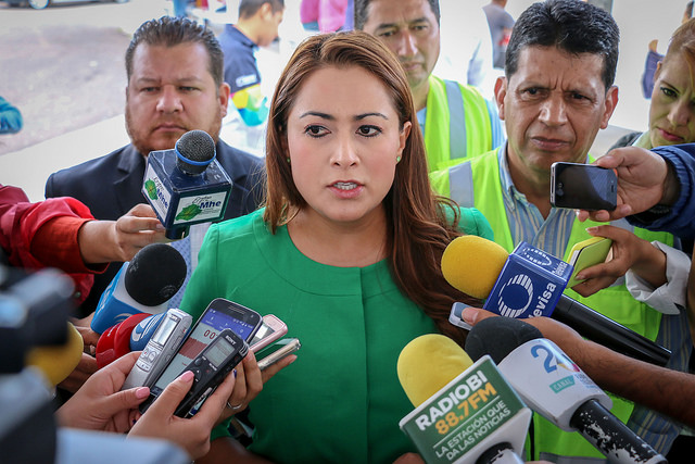 Alcaldesa se manifiesta a favor del blindaje de la entidad