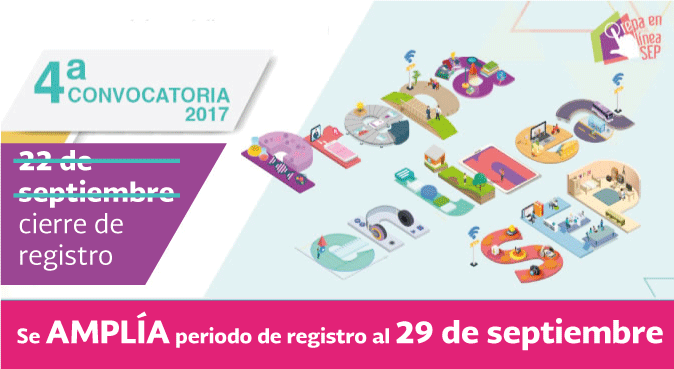 Amplían periodo de registro de la cuarta convocatoria Prepa en Línea-SEP