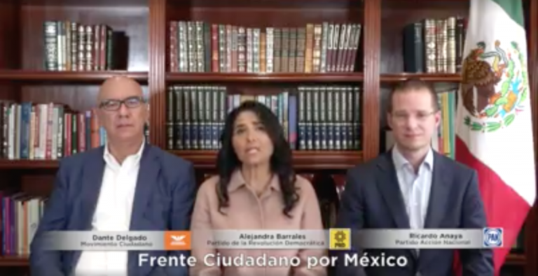 Frente Ciudadano por México propone eliminar al 100% el financiamiento público a partidos