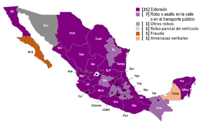 En Aguascalientes 6,149 hogares tuvieron al menos una víctima de delito