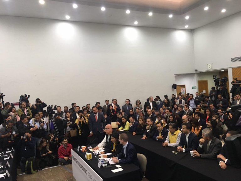 Registran ante el INE el Frente Ciudadano por México