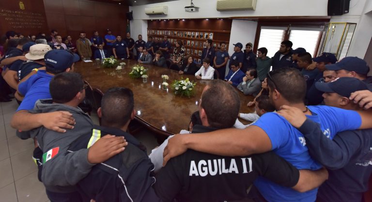 Regresa de la CDMX el equipo de Protección Civil de Aguascalientes