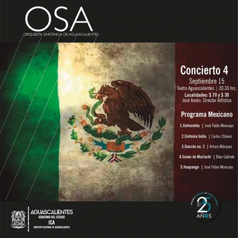 Repertorio mexicano, en el cuarto concierto de Temporada