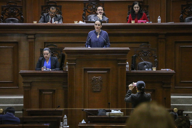 Cristina Urrutia se queja de la congeladora legislativa