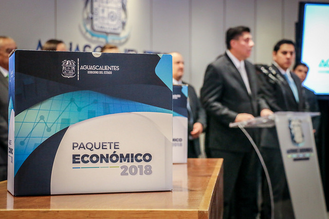 Entrega gobierno estatal Paquete Económico 2018