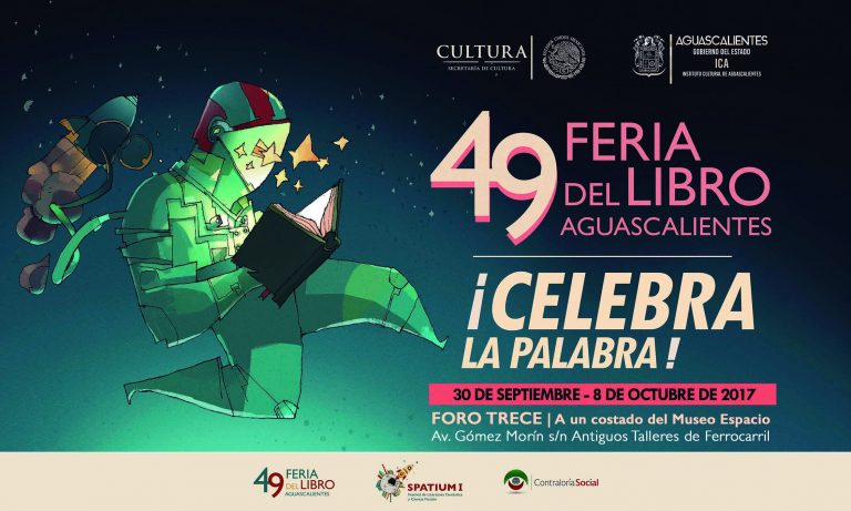 Enrique Serna y Real de Catorce en la Feria del Libro Aguascalientes