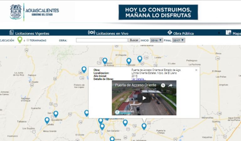 Herramienta digital ayuda a saber las obras que realiza gobierno estatal