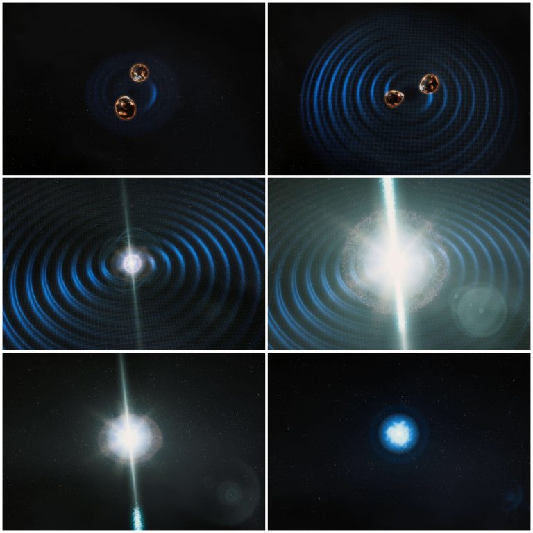 Captan por primera vez la fusión de dos estrellas de neutrones