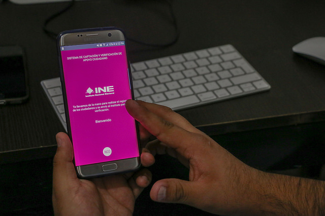 Confirman acuerdo sobre uso de aplicación para recabar firmas de apoyos ciudadanos