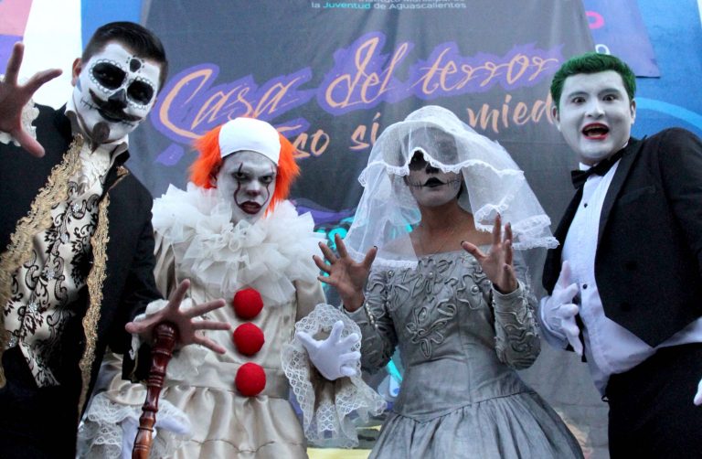 Instalan Casa del Terror para generar conciencia entre los jóvenes