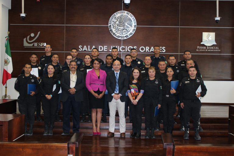 Termina capacitación para Policía Procesal