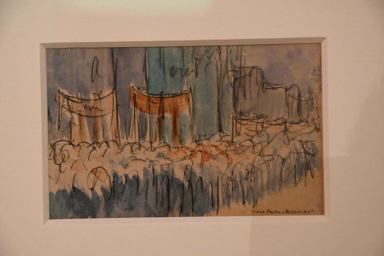 Exposición presenta la relación y viajes de Diego Rivera con la URSS