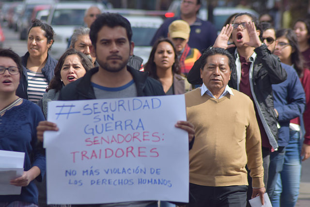 Aguascalentenses rechazan Ley de Seguridad Interior