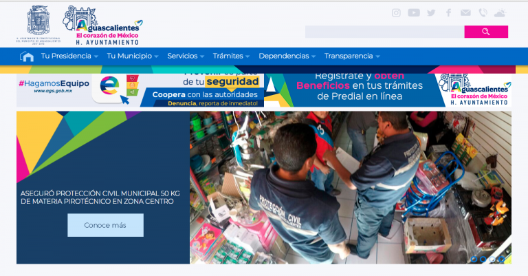 Reconocen sitio web de municipio