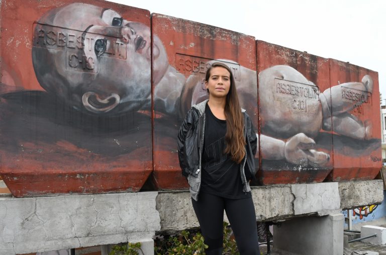 Presenta la artista plástica mexicana Paola Delfín un mural en Jiangxi, China