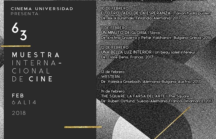 63 Muestra Internacional de Cine en la Universidad Autónoma