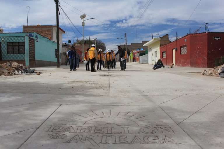 Estiman que hasta marzo concluyan obras en Pabellón de Arteaga