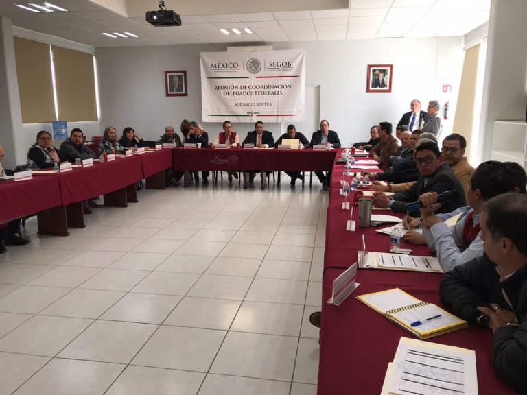 Se reúnen delegados del Gobierno Federal en Aguascalientes