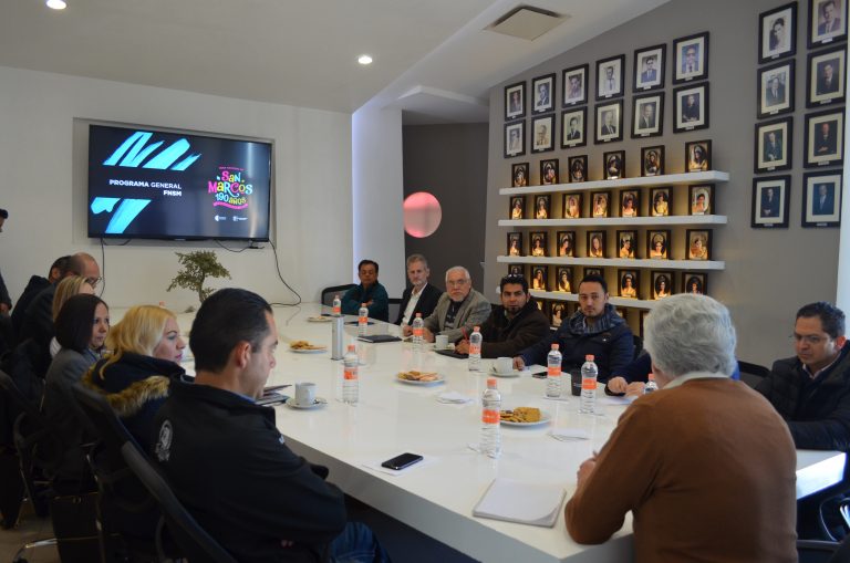 Se coordinan dependencias para integrar programa de la Feria de San Marcos