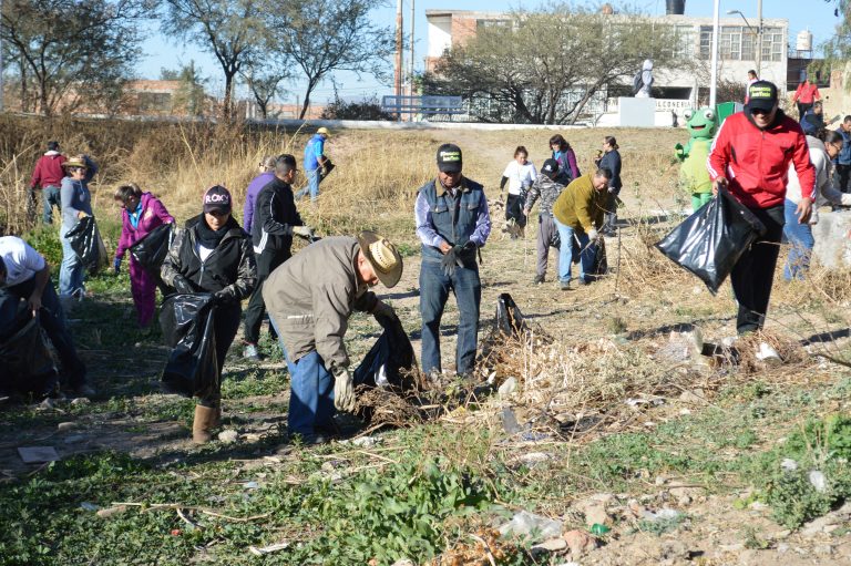 En marcha, programa de limpieza en el bordo Santa Elena