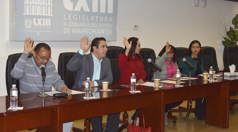 Primera sesión de la Diputación Permanente en Aguascalientes