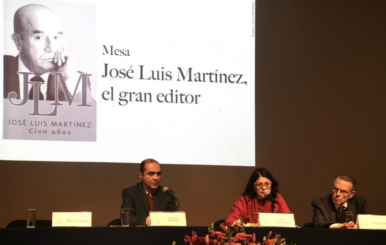 Recuerdan a José Luis Martínez en su faceta como editor