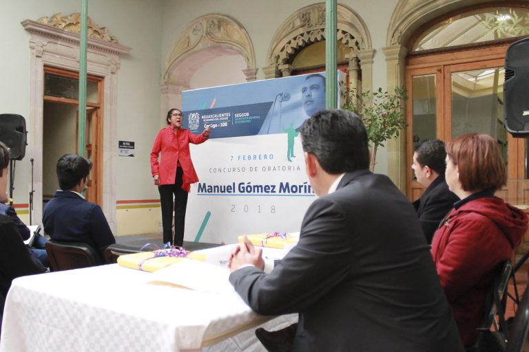 Se llevó a cabo concurso de oratoria en el Archivo Histórico de Aguascalientes