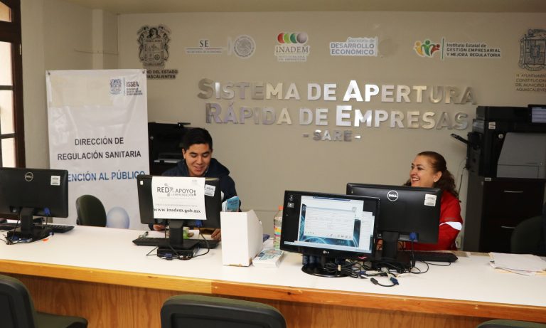 Abren ventanilla de regulación sanitaria para apertura de empresas en Aguascalientes