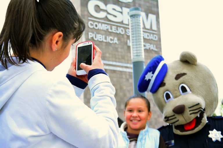 Policía municipal de Aguascalientes busca proximidad social con niños