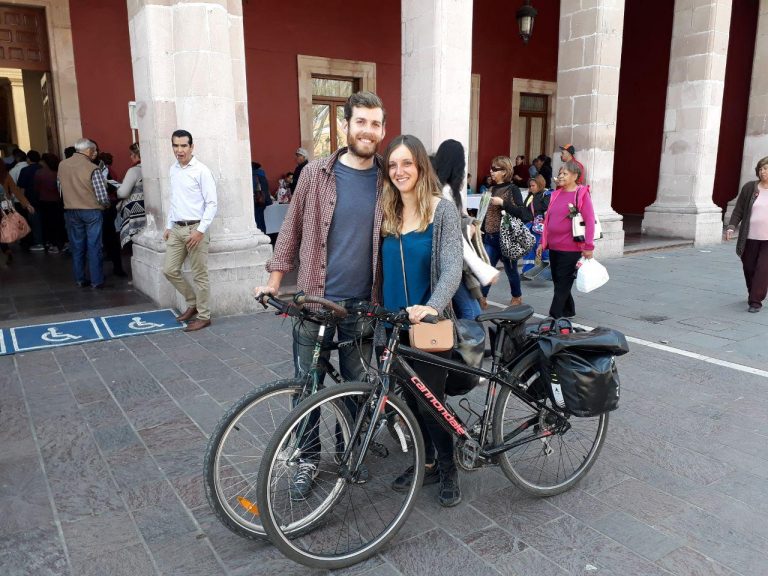 Visitan ciclistas extranjeros el municipio de Aguascalientes